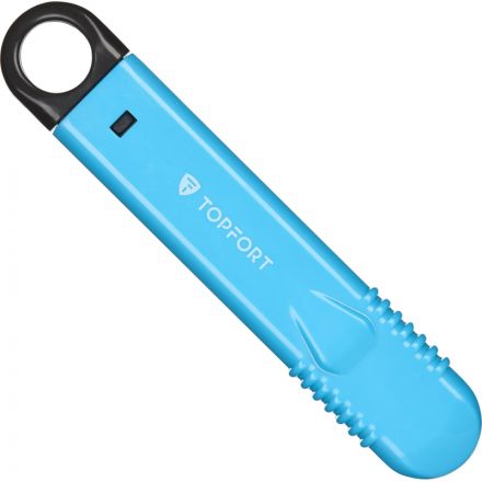 Нож безопасный TOPFORT для вскрытия упак.матер.,19мм трапец.,пластик ABS Нож безопасный TOPFORT для вскрытия упак.матер.,19мм трапец.,пластик ABS