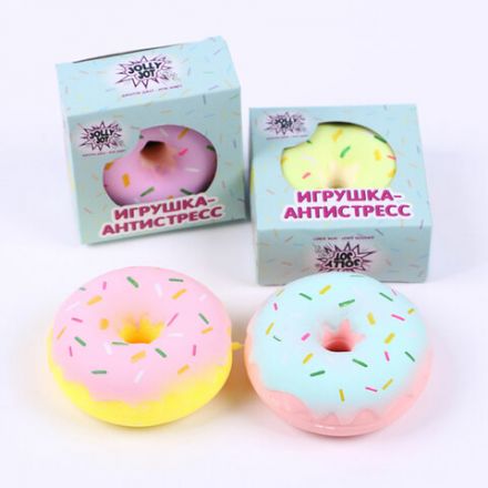 Игрушка-антистресс "ПОНЧИК", 8 см, ассорти, 4 цвета, дисплей, JOLLY JOT (ДЖОЛЛИ ДЖОТ), 665795 Игрушка-антистресс "ПОНЧИК", 8 см, ассорти, 4 цвета, дисплей, JOLLY JOT (ДЖОЛЛИ ДЖОТ), 665795