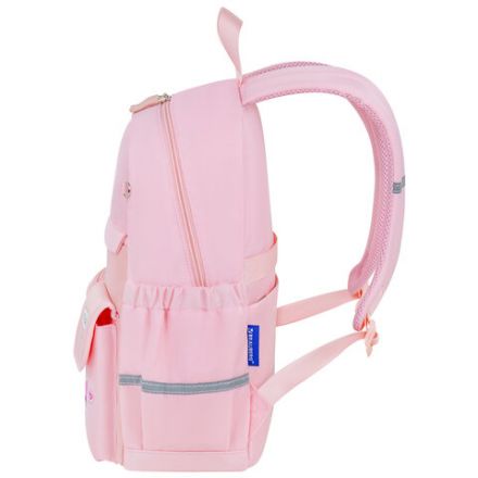 Рюкзак BRAUBERG PASTEL с термонашивками в комплекте, "Anime kitten", персиковый, 40х29х14 см, 272065 Рюкзак BRAUBERG PASTEL с термонашивками в комплекте, "Anime kitten", персиковый, 40х29х14 см, 272065