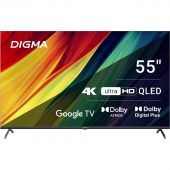 Телевизор Digma DM-LED55UQB31, QLED, смарт (Google TV)