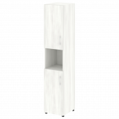 Yalta Шкаф узкий LT.SU-1.5 (L) Снежная патина 400*450*1987