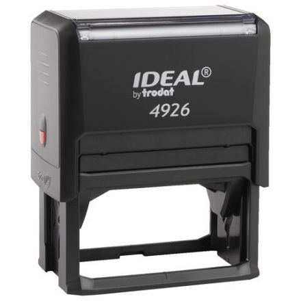 Оснастка для штампа, размер оттиска 75х38 мм, синий, TRODAT IDEAL 4926 P2, подушка в комплекте, 125432 Оснастка для штампа, размер оттиска 75х38 мм, синий, TRODAT IDEAL 4926 P2, подушка в комплекте, 125432