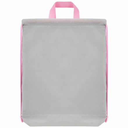 Мешок для обуви ЮНЛАНДИЯ с ручками, боковой карман на молнии, 46х36 см, "Kitties", 272407