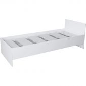 Кровать SV_1-спальная (840х2040х700) ЛДСП 16мм Белый шагрень