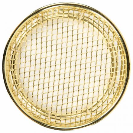 Органайзер-стаканчик для косметики и мелочей MONTE VITA (МОНТЕ ВИТА), металлический, 100х90 мм, золото, 272486