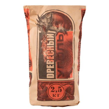 Уголь древесный 2,5 кг, 701762