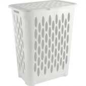 Корзина для белья Keeplex Light с крышкой 37л белое облако