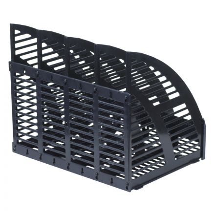 Лоток вертикальный Attache 320мм, 4 отделения сборный черный 2С69 Лоток вертикальный Attache 320мм, 4 отделения сборный черный 2С69