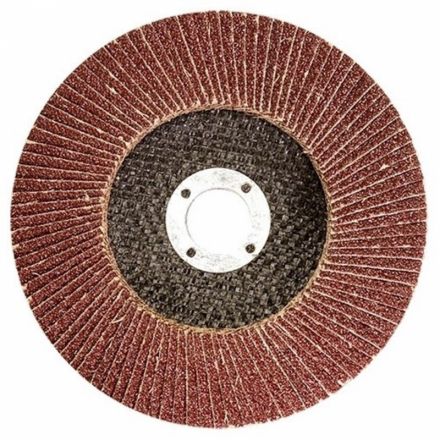 Круг лепестковый торцевой КЛТ-1 Р 100/12Н 125 мм БАЗ 74013 Круг лепестковый торцевой КЛТ-1 Р 100/12Н 125 мм БАЗ 74013