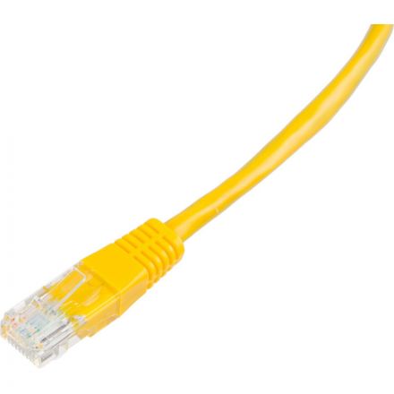 Патч-корд BigTech OPCC022 UTP CCA кат.5e/3м/литой/многожильный (желтый)