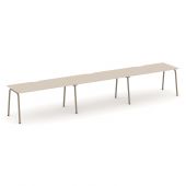 Estetica Рабочая станция на 3 места ES.RS-3.4-VK Капучино/Латте металл 4740*730*750