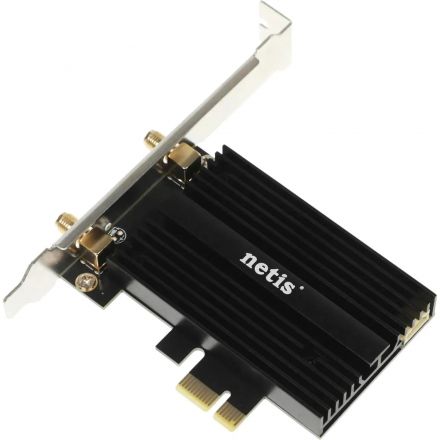 Сетевой адаптер WiFi Netis F2 АХ5400 PCI Express + Bluetooth 5.2