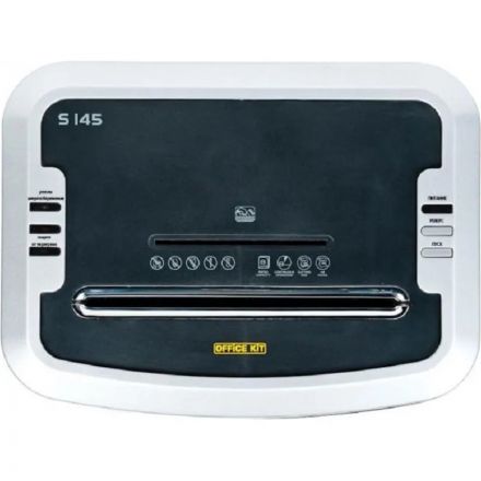 Шредер (уничтожитель) Office Kit S145 2x15,P-5 ур.секр., 10лист, 20л Шредер (уничтожитель) Office Kit S145 2x15,P-5 ур.секр., 10лист, 20л