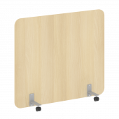 R-line Перегородка на металлических опорах, на роликах DP.R-140-120 Акация/Серый металл 1400*18*1200