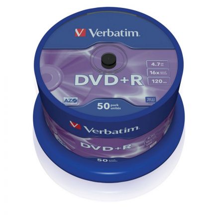 Диск DVD+R Verbatim 4,7 GB 16x (50 штук в упаковке) Диск DVD+R Verbatim 4,7 GB 16x (50 штук в упаковке)