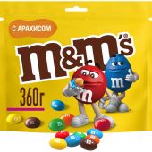 Драже M&M`s с арахисом 360г Драже M&M`s с арахисом 360г