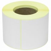 Этикетки термотрансферные, ПОЛУГЛЯНЕЦ, 58х60 мм, 500 этикеток в ролике, 111975