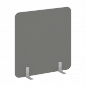 R-line Перегородки на металлических опорах на фетровых подпятниках DP.F-120-120 Металлик/Серый металл 1200*18*1200