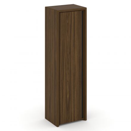 Corner Гардероб узкий левый COR.GB-1 (L)  Орех лоренцо/Графит 600*450*2000