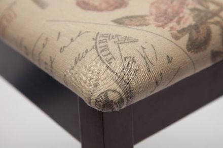 Стул Picasso ( PC-SC ) дерево гевея, 45х53х97см, Tobacco, ткань Прованс №11