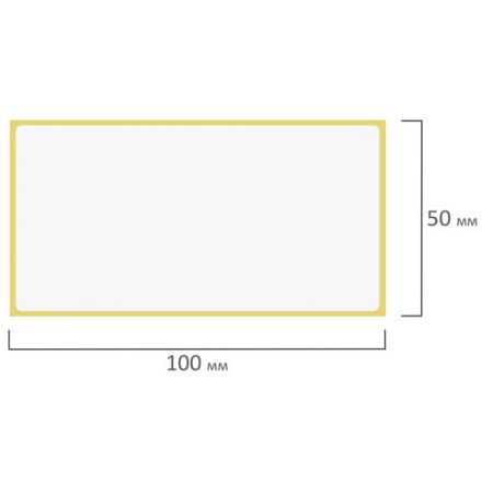 Этикетки термотрансферные, ПОЛУГЛЯНЕЦ, 100х50 мм, 500 этикеток в ролике, 111978 Этикетки термотрансферные, ПОЛУГЛЯНЕЦ, 100х50 мм, 500 этикеток в ролике, 111978