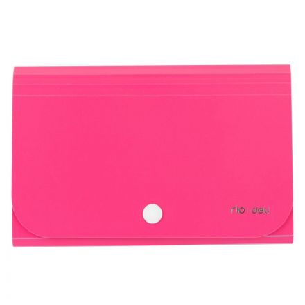 Папка органайзер Vivid на кнопке горизонтА6 12отдел РР 0,6мм  ассортимE5561