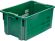 Ящик п/э 600х400х300 дно сплошное, стенки перфорированные цв. зелёный Ящик п/э 600х400х300 дно сплошное, стенки перфорированные цв. зелёный