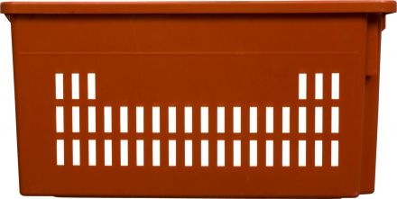 Ящик п/э 600х400х300 дно сплошное, стенки перфорированные цв. зелёный Ящик п/э 600х400х300 дно сплошное, стенки перфорированные цв. зелёный