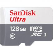 Карта памяти SanDisk Ultra microSDXC UHS-I Cl10, SDSQUNR-128G-GN6MN Карта памяти SanDisk Ultra microSDXC UHS-I Cl10, SDSQUNR-128G-GN6MN
