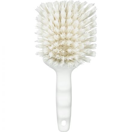 Щетка HACCPER с короткой ручкой, жесткая, 218 мм, белая 864001W