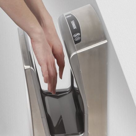 Сушилка для рук SONNEN K7, 1650 Вт, погружного типа, время сушки 10 секунд, нержавеющая сталь, антивандальная, 604750