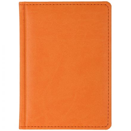 Ежедневник недатированный Attache Сиам искусственная кожа А6 176 листов оранжевый (110x155 мм)