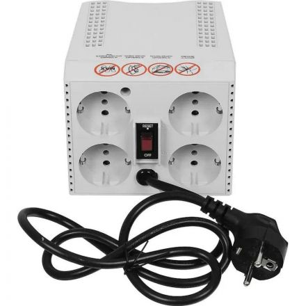 Стабилизатор напряжения Powercom TCA-2000 1000Вт 2000ВА белый