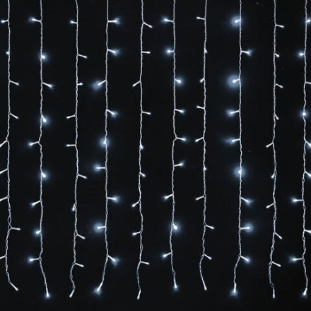 Электрогирлянда-занавес комнатная "Штора" 3х3 м, 400 LED, холодный белый, 220 V, ЗОЛОТАЯ СКАЗКА, 591335