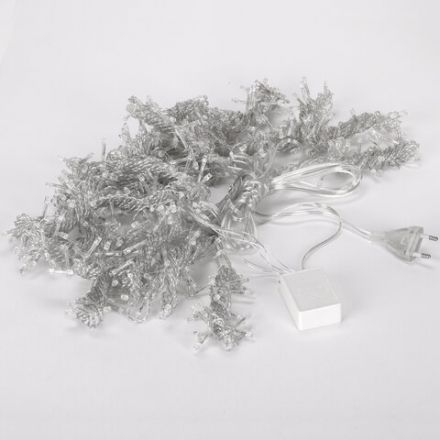 Электрогирлянда-занавес комнатная "Штора" 3х3 м, 400 LED, холодный белый, 220 V, ЗОЛОТАЯ СКАЗКА, 591335