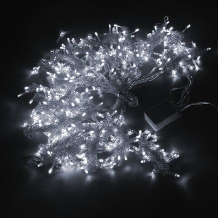 Электрогирлянда-занавес комнатная "Штора" 3х3 м, 400 LED, холодный белый, 220 V, ЗОЛОТАЯ СКАЗКА, 591335