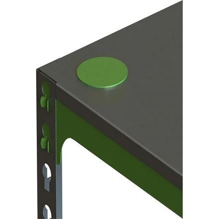 Стол производственный металлический Metalex 750х1400х600 зел/сер