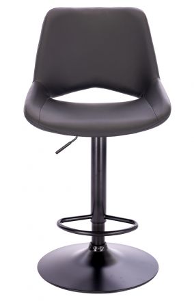 Стул барный Everprof Flash Экокожа Черный