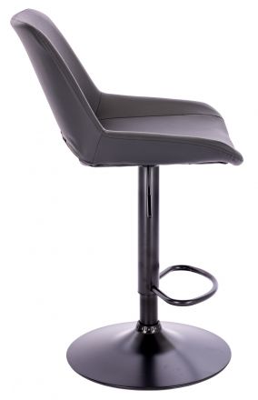 Стул барный Everprof Flash Экокожа Черный