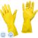 Перчатки резиновые латексные желтые р-р L ЭКОНОМ