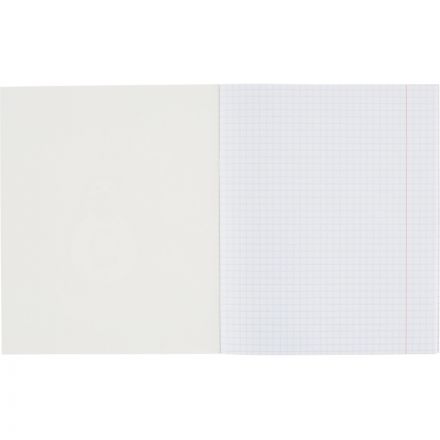 Тетрадь общая А5 48л Avocat син. ,клет,скреп, ВД-лак