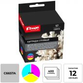 Картридж струйный Комус 57 C6657A цв. для HP DJ 450/5550