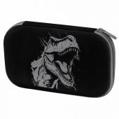 Пенал BRAUBERG SHINY, 1 отделение, 1 откидная планка, EVA, 22х13х4 см, "Scary dino", 273517