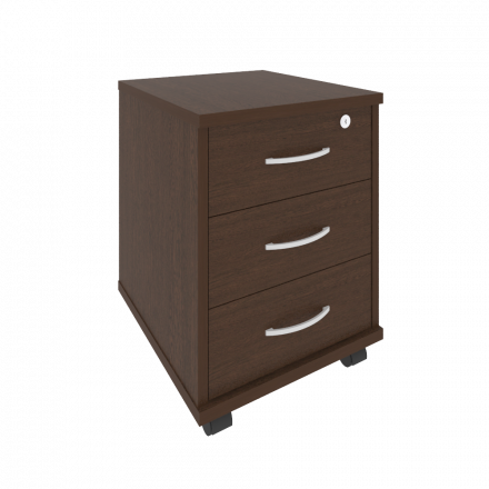 Riva Тумба подкатная 3 ящ. с фолдингом А.ТМ-3F Венге 420*450*556