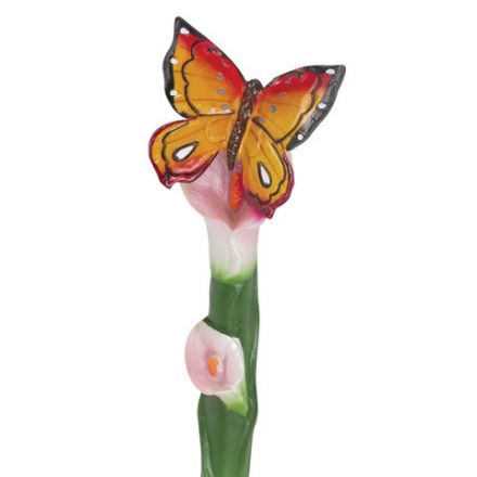 Ручка фигурная "БАБОЧКИ", СИНЯЯ, 4 дизайна ассорти, 0,5 мм, дисплей, BRAUBERG, 142776