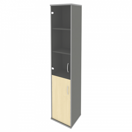 Riva Шкаф высокий узкий левый А.СУ-1.2 (L) Клён металлик 404*365*1980