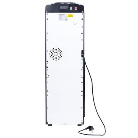 Кулер для воды SONNEN FSE-03RTi, напольный, НАГРЕВ/ОХЛАЖДЕНИЕ ЭЛЕКТРОННОЕ, шкафчик, 3 крана, титановый синий, 455746