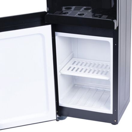 Кулер для воды SONNEN FSE-03RTi, напольный, НАГРЕВ/ОХЛАЖДЕНИЕ ЭЛЕКТРОННОЕ, шкафчик, 3 крана, титановый синий, 455746