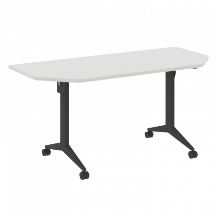 X-Pull Стол складной мобильный X.M-7.T2 Белый бриллиант/Антрацит металл 1580*720*753 X-Pull Стол складной мобильный X.M-7.T2 Белый бриллиант/Антрацит металл 1580*720*753