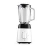 Блендер стационарный BQ (БИ-КЬЮ) SB1008, 1000 Вт, 2 скорости, чаша 1,5 л, пластик, черный/белый, 86192480